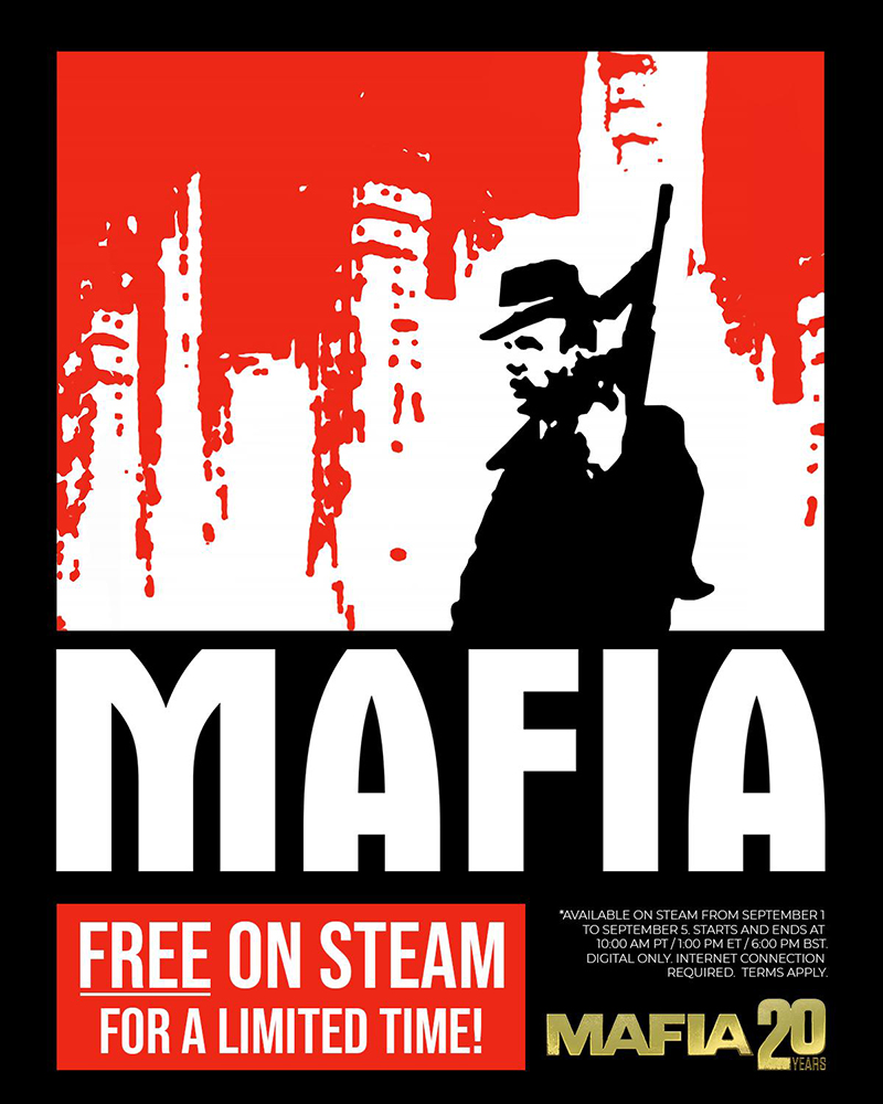 獲極度好評的《四海兄弟 MAFIA》初代將在 9/1 於 Steam 推出限免活動 - 電腦王阿達