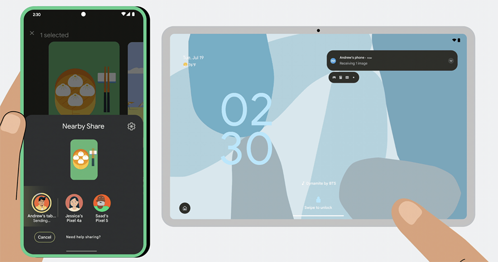 Android 快速「鄰近分享(Nearby Share )」 Android 快速「鄰近分享(Nearby Share )」