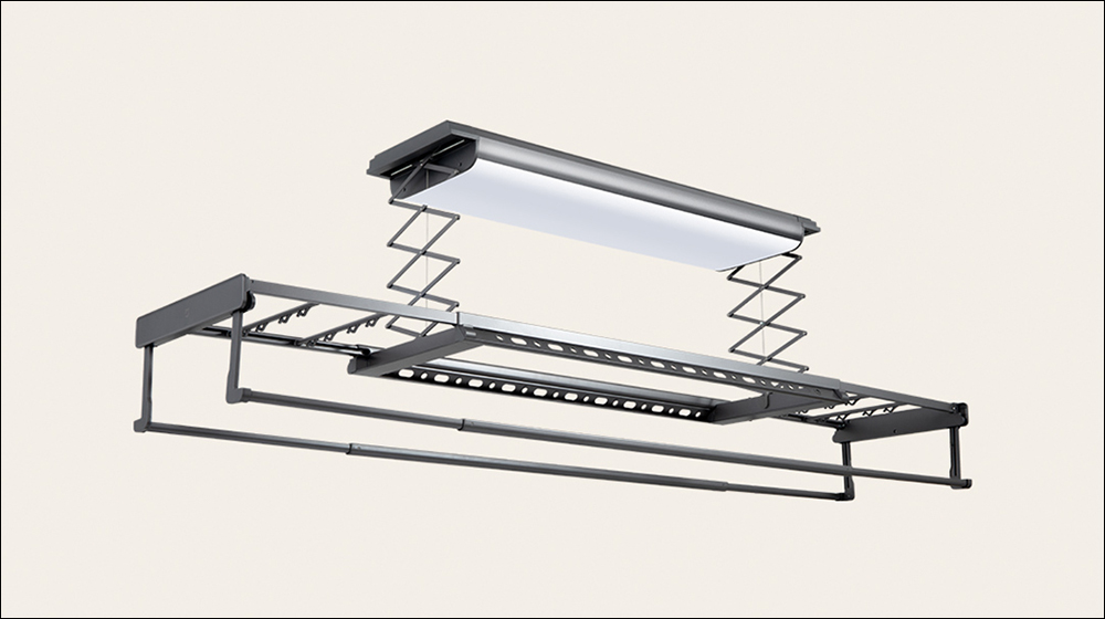 小米米家智慧晾衣機 Pro 推出，採用超薄隱藏機身設計、結合 LED 燈照明功能 - 電腦王阿達