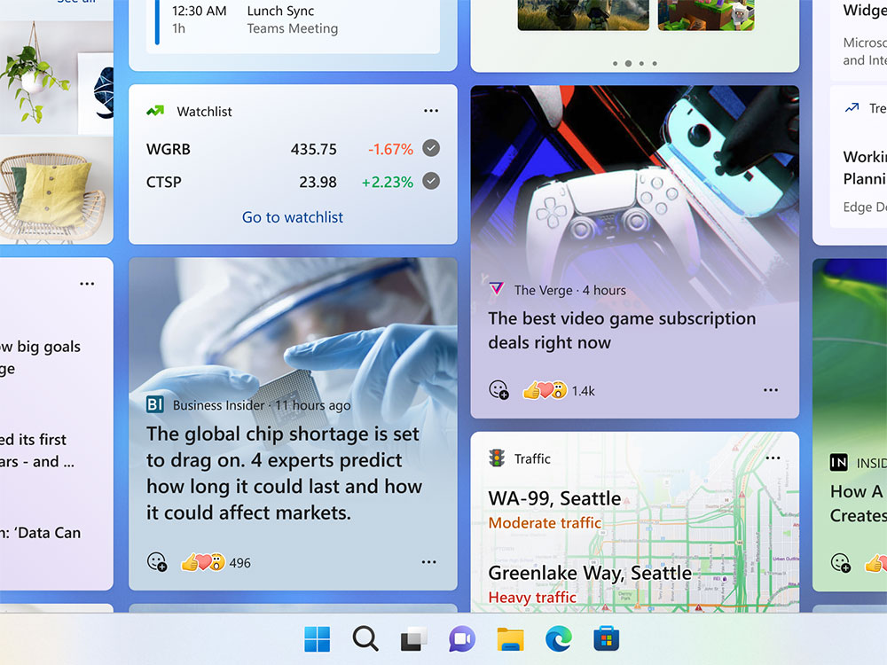 微軟開始測試 Windows 11 全螢幕小工具面板,豐富內容一目了然 - 電腦王阿達 微軟開始測試 Windows 11 全螢幕小工具面板,豐富內容一目了然 - 電腦王阿達