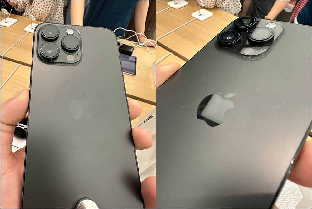 iPhone 14 Pro 傳出後蓋容易留下刮痕災情?許多展示機已有明顯傷痕 - 電腦王阿達 iPhone 14 Pro 傳出後蓋容易留下刮痕災情?許多展示機已有明顯傷痕 - 電腦王阿達