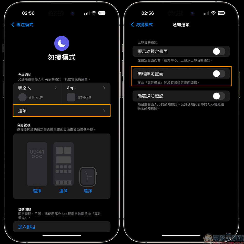 iPhone 14 Pro 與 iPhone 14 Pro Max 啟用「黑白永遠顯示」隱藏小技巧（教學） - 電腦王阿達