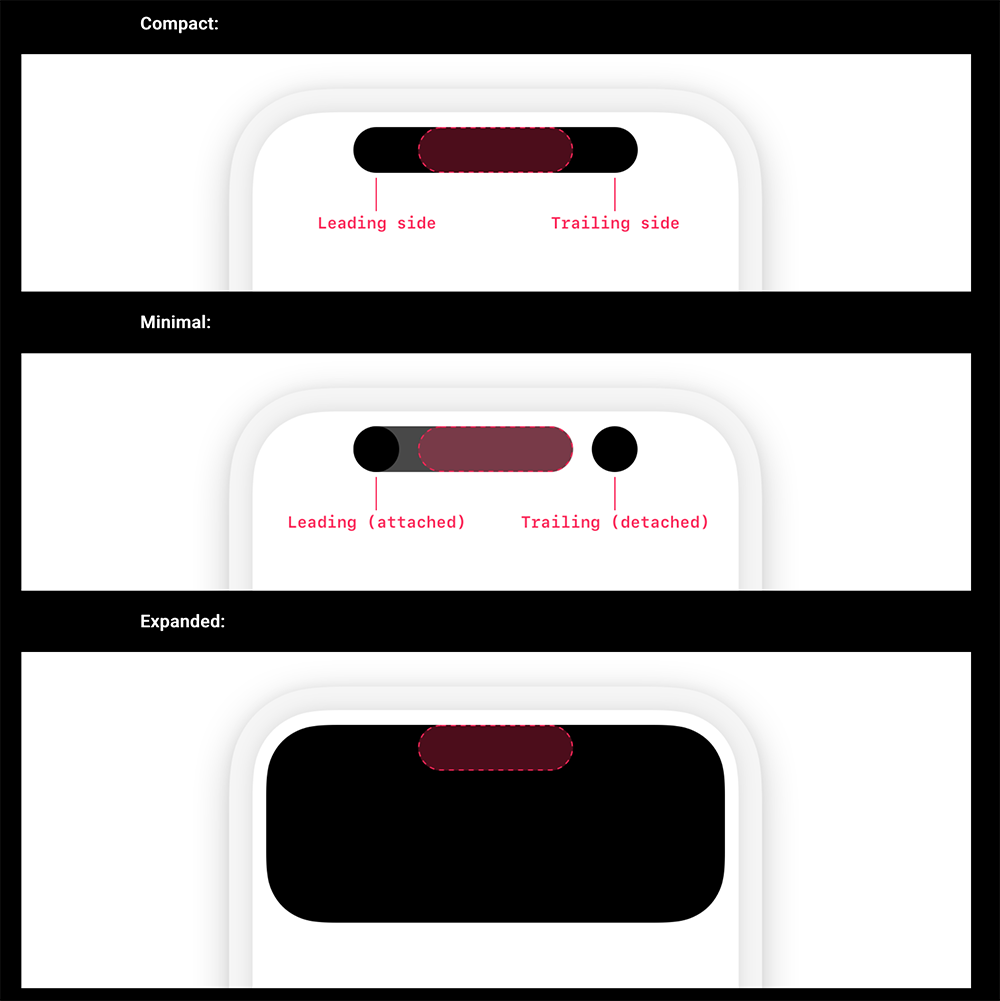 Apple 釋出動態島最強應用「即時動態」的指引：廣告與敏感訊息都「No No」、支援三種顯示方式 - 電腦王阿達