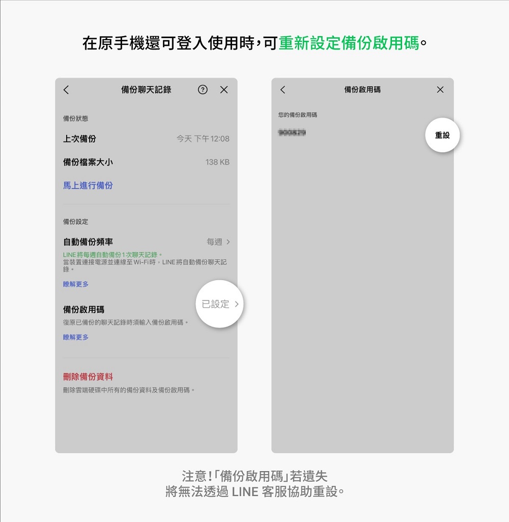 LINE「備份啟用碼」功能 事先設定跨系統換機或裝置遺失可復原兩周內聊天紀錄 - 電腦王阿達 LINE「備份啟用碼」功能 事先設定跨系統換機或裝置遺失可復原兩周內聊天紀錄 - 電腦王阿達