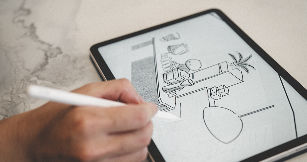 以 Apple Pencil 透視空間,插畫家 Ker Ker 將理性的建築透視圖「轉畫」為奇幻的故事繪本(訪談) - 電腦王阿達 以 Apple Pencil 透視空間,插畫家 Ker Ker 將理性的建築透視圖「轉畫」為奇幻的故事繪本(訪談) - 電腦王阿達