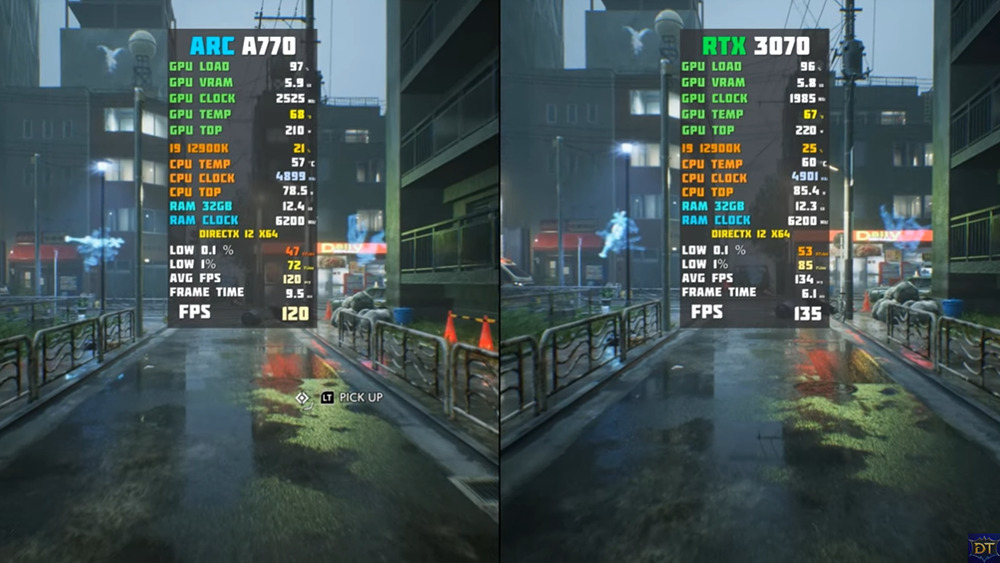 疑似 Intel Arc A770 光追效能跑分實測影片現身,幾乎快可以跟 RTX 3070 比拼? - 電腦王阿達 疑似 Intel Arc A770 光追效能跑分實測影片現身,幾乎快可以跟 RTX 3070 比拼? - 電腦王阿達