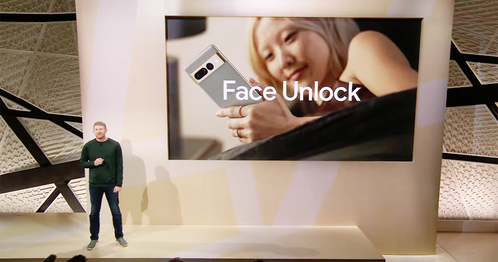 Pixel 7 迎回的臉部解鎖功能無法取代指紋辨識 Pixel 7 迎回的臉部解鎖功能無法取代指紋辨識