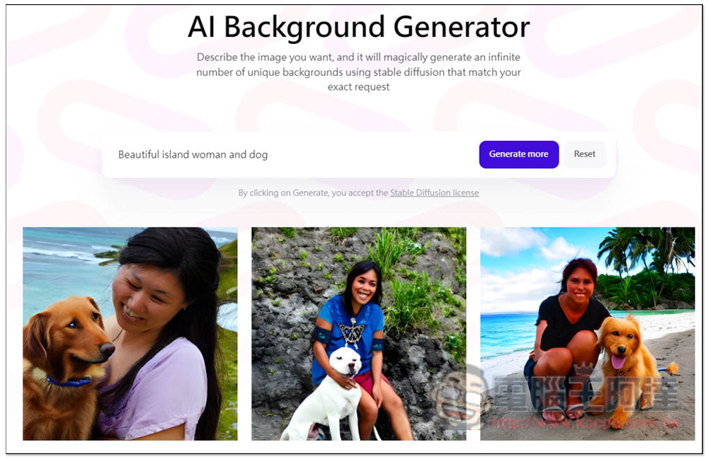 AI Background Generator 輸入文字描述,讓 AI 幫你產生符合的免費背景圖片 - 電腦王阿達 AI Background Generator 輸入文字描述,讓 AI 幫你產生符合的免費背景圖片 - 電腦王阿達