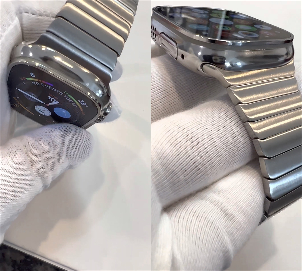 Apple Watch Ultra 的霧面鈦金屬錶殼不喜歡？國外有人成功將它拋成鏡面 - 電腦王阿達