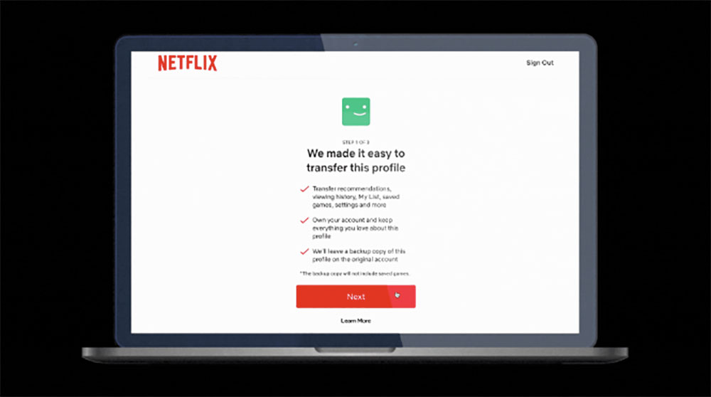 Netflix 推出個人資料轉移工具，幫用戶輕鬆從共用帳戶中獨立出來 - 電腦王阿達