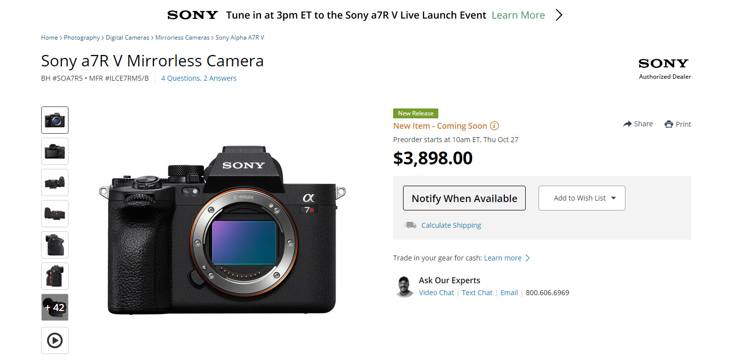 Sony 正式發表單眼相機「α7R V」 8K Sample Video同步公開 - 電腦王阿達 Sony 正式發表單眼相機「α7R V」 8K Sample Video同步公開 - 電腦王阿達