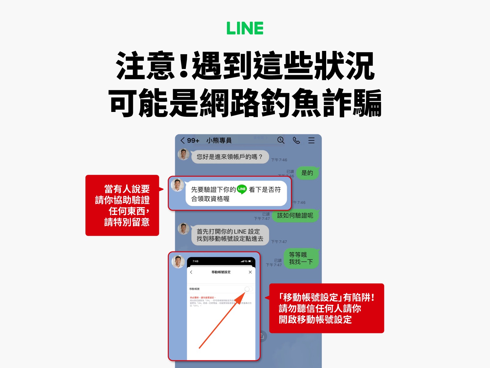 LINE提醒「移動帳號設定」、「輔助認證」機制等詐騙手法 - 電腦王阿達 LINE提醒「移動帳號設定」、「輔助認證」機制等詐騙手法 - 電腦王阿達