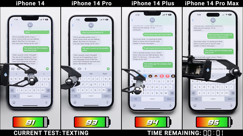 iPhone 14 全系列電池續航 PK ,究竟續航差異有多少? - 電腦王阿達 iPhone 14 全系列電池續航 PK ,究竟續航差異有多少? - 電腦王阿達