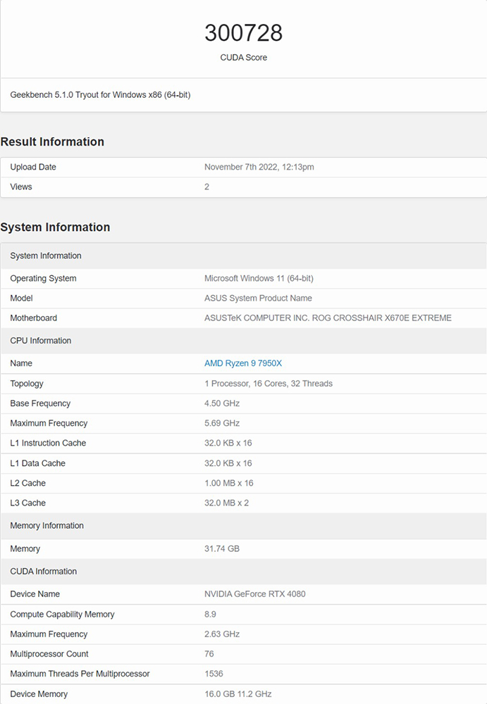 NVIDIA GeForce RTX 4080 的 Geekbench 跑分現身,OpenCL 比 RTX 4090 慢 32% - 電腦王阿達 NVIDIA GeForce RTX 4080 的 Geekbench 跑分現身,OpenCL 比 RTX 4090 慢 32% - 電腦王阿達