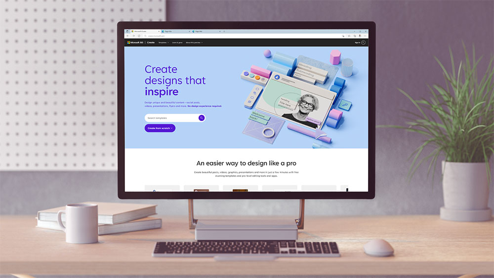 Microsoft Create 網站開放預覽,內容創作應用大集結還提供數千款範本 - 電腦王阿達 Microsoft Create 網站開放預覽,內容創作應用大集結還提供數千款範本 - 電腦王阿達