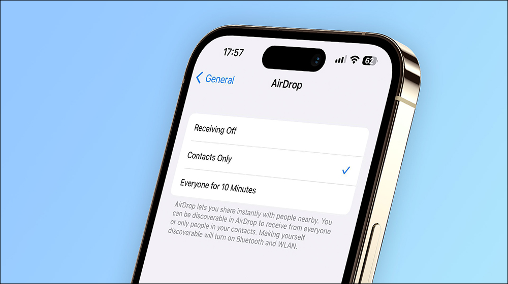 iPhone 的 AirDrop 「對所有人開放 10 分鐘」新選項將在全球推出 - 電腦王阿達 iPhone 的 AirDrop 「對所有人開放 10 分鐘」新選項將在全球推出 - 電腦王阿達