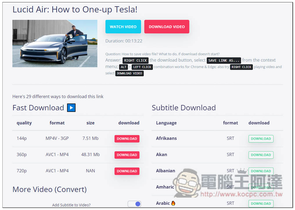 Keepvid Video Downloader 線上影片、音樂下載免費工具,支援 YouTube 等超過 1,000 個網站 - 電腦王阿達 Keepvid Video Downloader 線上影片、音樂下載免費工具,支援 YouTube 等超過 1,000 個網站 - 電腦王阿達