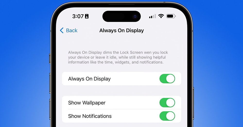 iOS 16.2 測試版將可關閉 AOD「桌布」顯示，是想讓 iPhone 更省電嗎？ - 電腦王阿達