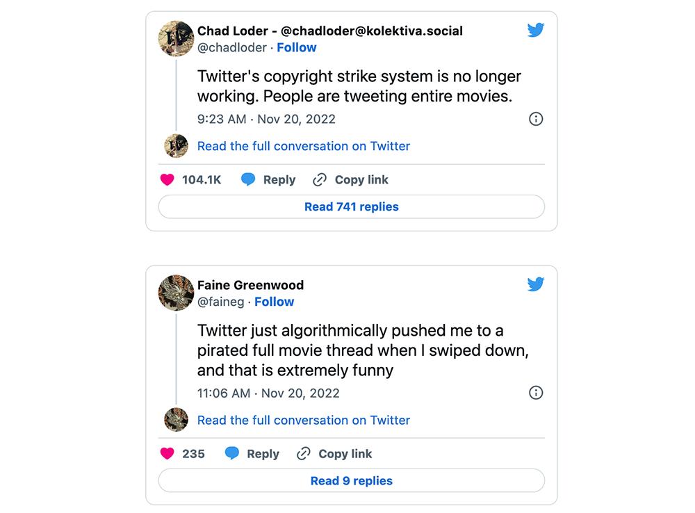 Twitter 大出包整部盜版電影上傳也無法偵測;Apple Phil Schiller 也無預警關閉帳號 - 電腦王阿達 Twitter 大出包整部盜版電影上傳也無法偵測;Apple Phil Schiller 也無預警關閉帳號 - 電腦王阿達