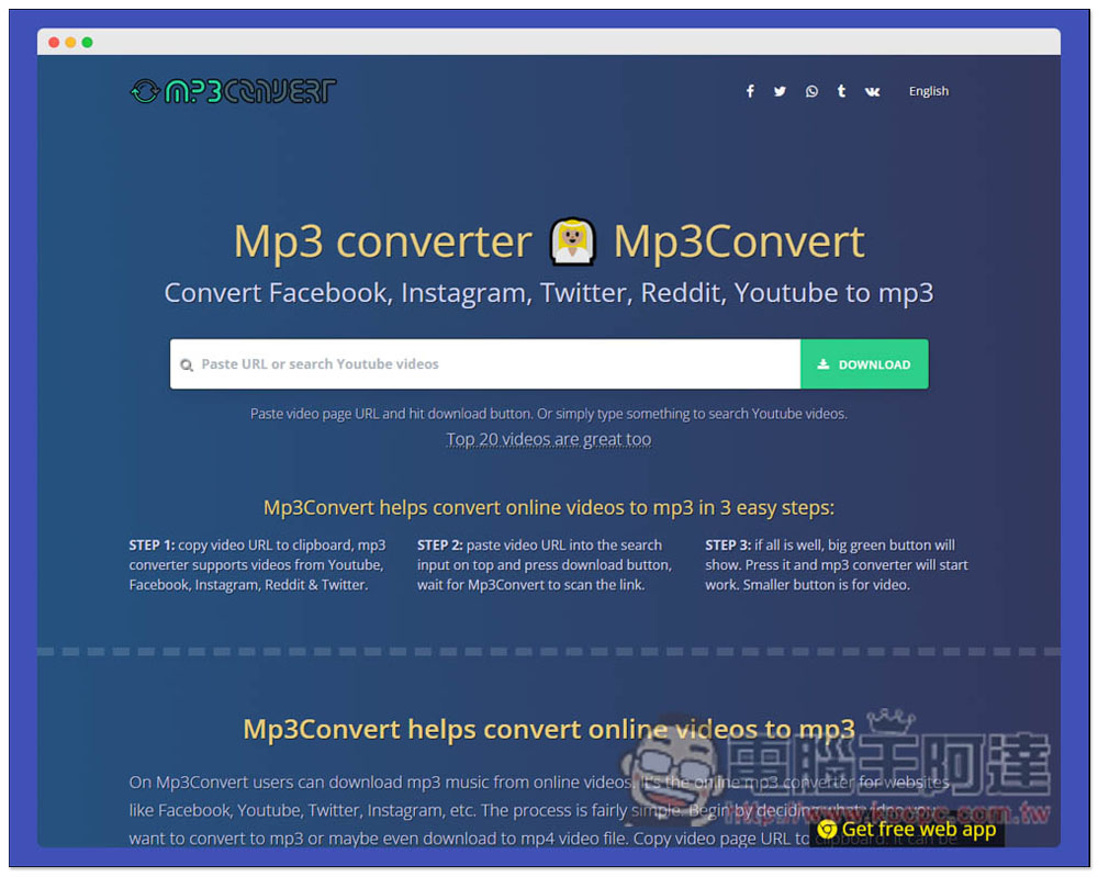 Mp3convert.cc 可將 YouTube、FB、IG 影片轉成 MP3 的免費工具,支援播放清單 - 電腦王阿達 Mp3convert.cc 可將 YouTube、FB、IG 影片轉成 MP3 的免費工具,支援播放清單 - 電腦王阿達