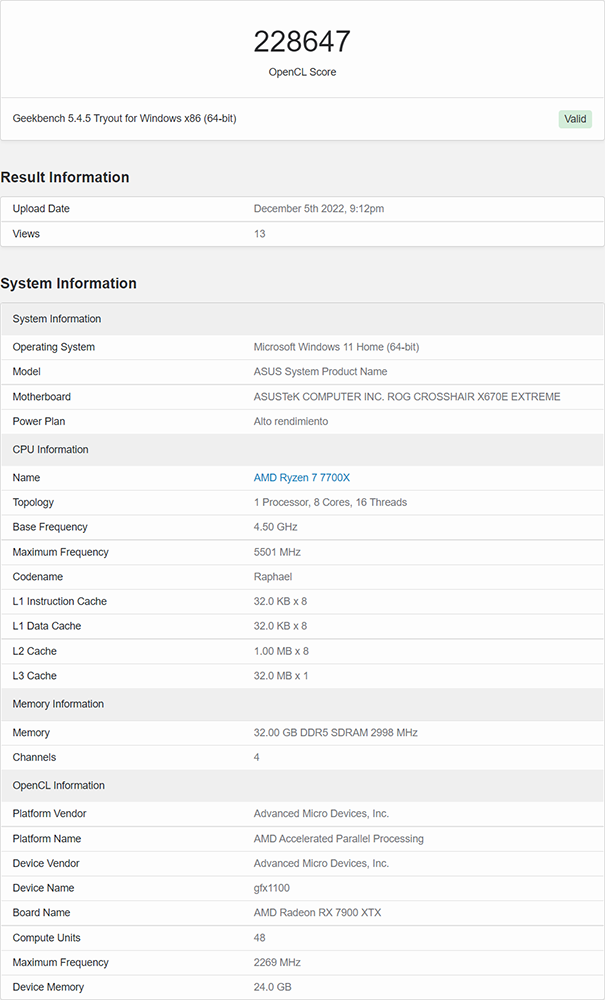 AMD Radeon RX 7900 XTX 跑分現身 Geekbench 5,Vulkan 比 RTX 4080 快 20% - 電腦王阿達 AMD Radeon RX 7900 XTX 跑分現身 Geekbench 5,Vulkan 比 RTX 4080 快 20% - 電腦王阿達