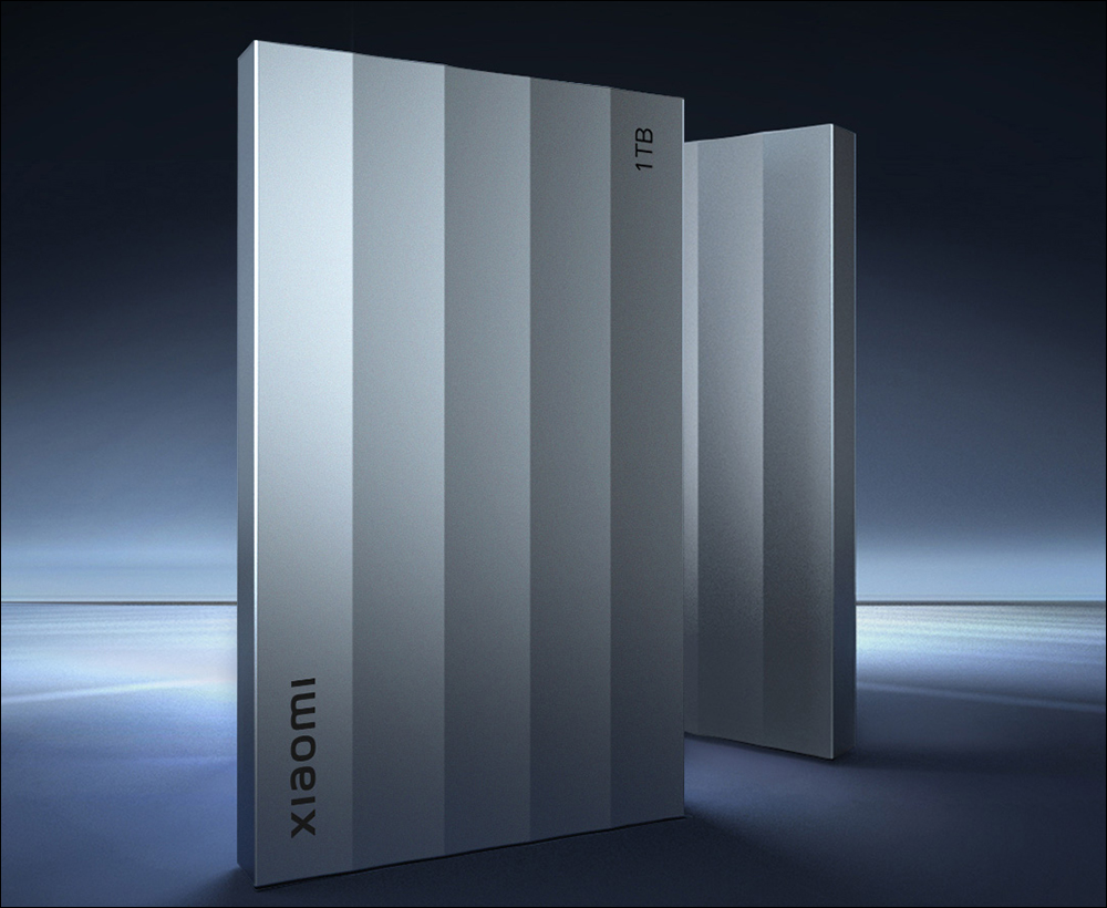 小米 Xiaomi 隨身固態硬碟 1TB 推出，2000MB/s 高速讀寫、鋁合金外殼機身 - 電腦王阿達
