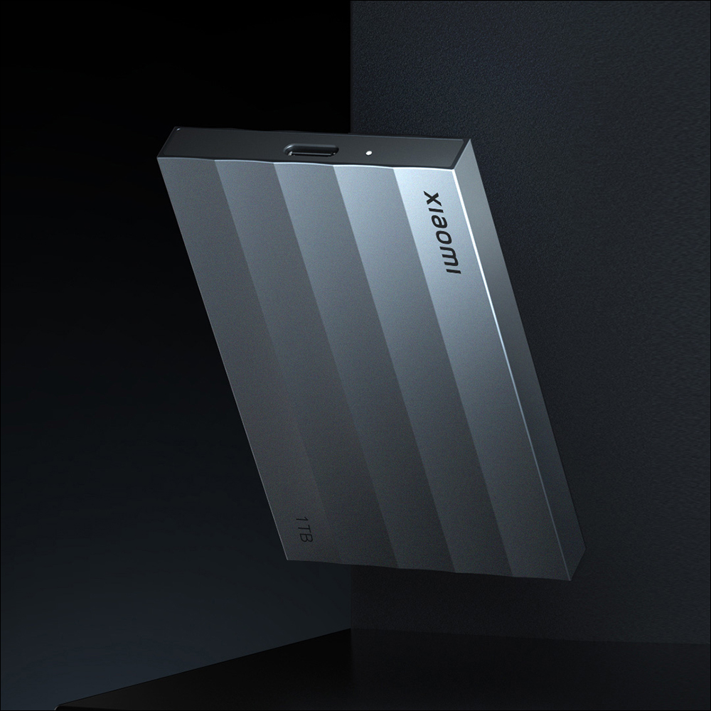 小米 Xiaomi 隨身固態硬碟 1TB 推出，2000MB/s 高速讀寫、鋁合金外殼機身 - 電腦王阿達