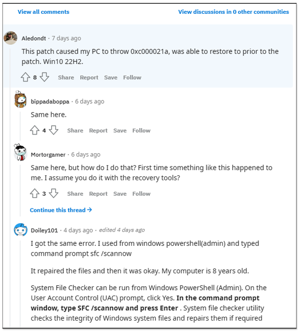 還沒更新先緩緩!微軟證實 Windows 10 最新 KB5021233 會導致某些設備出現藍色當機畫面 - 電腦王阿達 還沒更新先緩緩!微軟證實 Windows 10 最新 KB5021233 會導致某些設備出現藍色當機畫面 - 電腦王阿達