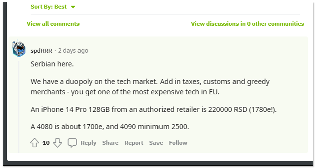 NVIDIA GeForce RTX 4070 Ti 已在塞爾維亞偷偷開賣,但價格有誇張到 - 電腦王阿達 NVIDIA GeForce RTX 4070 Ti 已在塞爾維亞偷偷開賣,但價格有誇張到 - 電腦王阿達