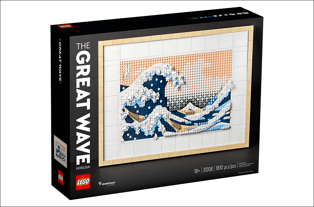 LEGO 樂高推出葛飾北齋日本浮世繪名作《神奈川沖浪裏》積木模型版本 - 電腦王阿達 LEGO 樂高推出葛飾北齋日本浮世繪名作《神奈川沖浪裏》積木模型版本 - 電腦王阿達