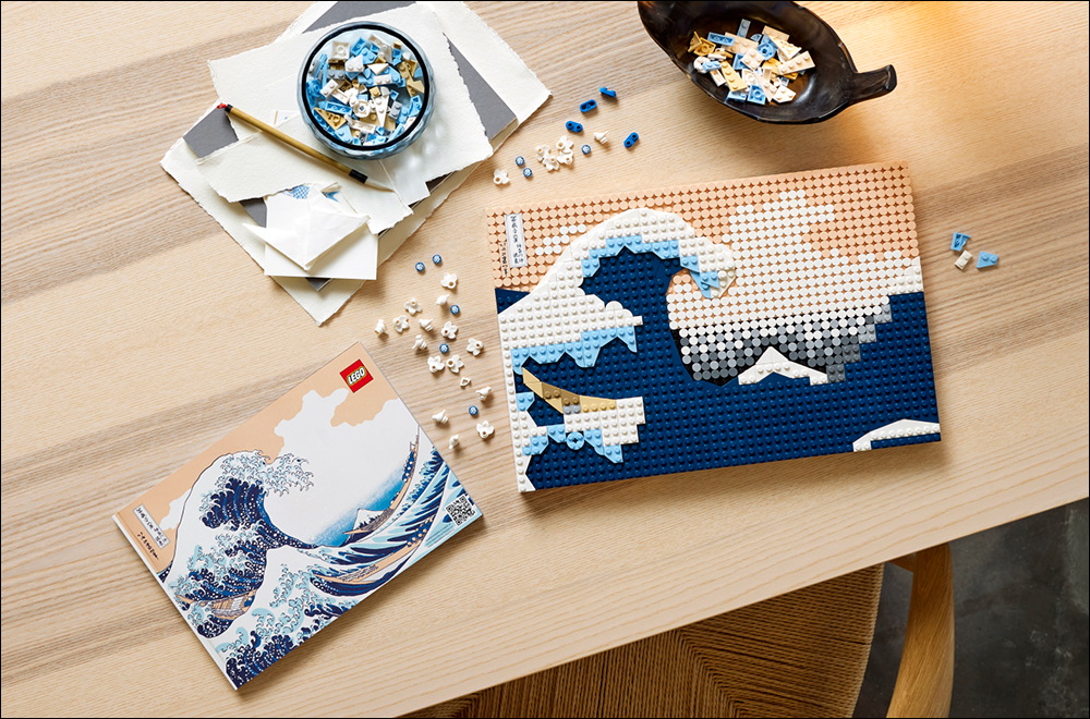LEGO 樂高推出葛飾北齋日本浮世繪名作《神奈川沖浪裏》積木模型版本 - 電腦王阿達 LEGO 樂高推出葛飾北齋日本浮世繪名作《神奈川沖浪裏》積木模型版本 - 電腦王阿達