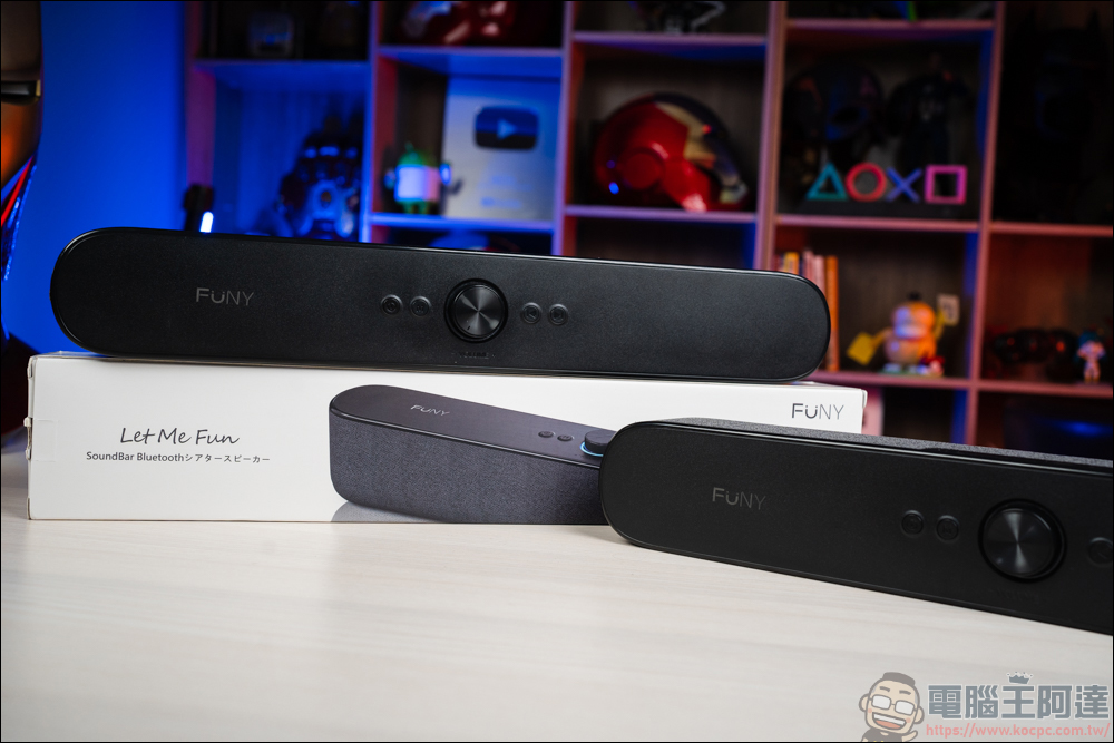 FUNY Let me fun Soundbar 藍牙劇院音響,雙喇叭串接為你打造震撼的環繞式音場 - 電腦王阿達 FUNY Let me fun Soundbar 藍牙劇院音響
