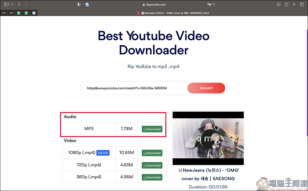Rip YouTube 免費影片下載工具:支援最高 4K YouTube 影片、音樂免費下載,無廣告、操作超簡單 - 電腦王阿達 Rip YouTube 免費影片下載工具:支援最高 4K YouTube 影片、音樂免費下載,無廣告、操作超簡單 - 電腦王阿達