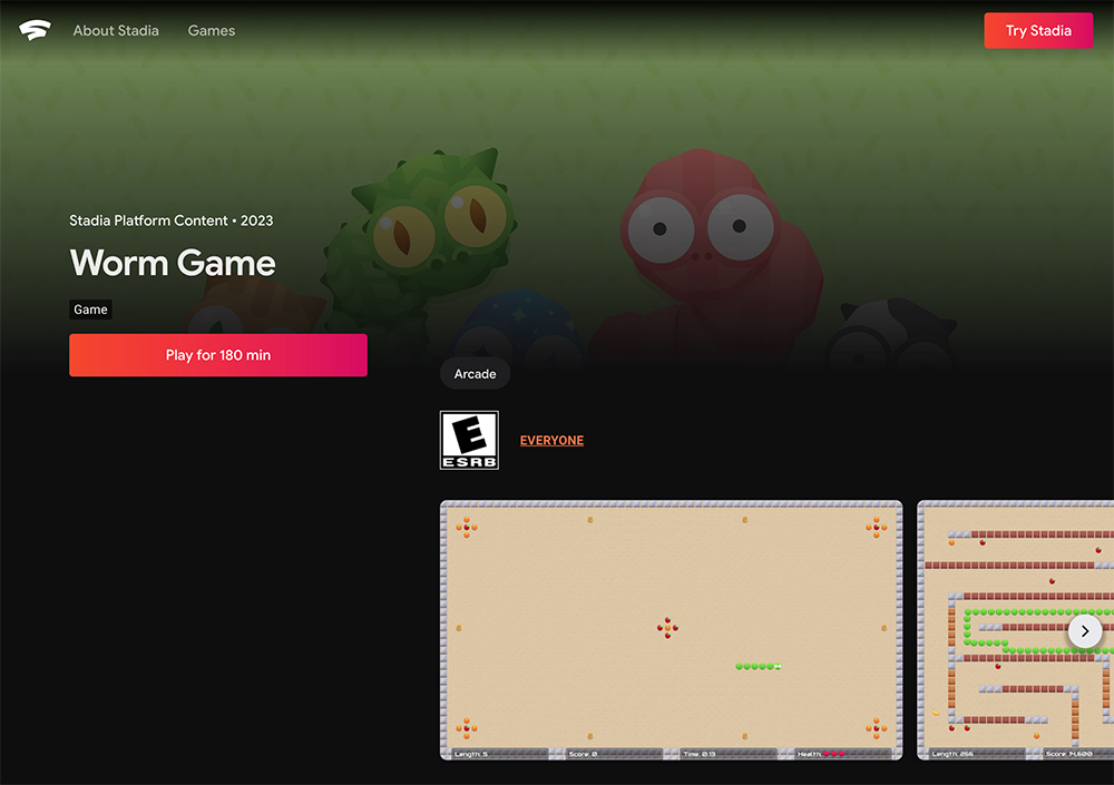 Stadia 官方遊戲作品 Stadia 官方遊戲作品