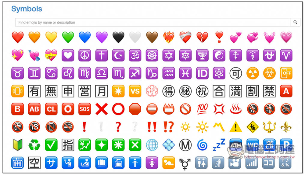 Get Emoji 提供數千個常用 Emoji 表情,讓你快速複製使用 - 電腦王阿達 Get Emoji 提供數千個常用 Emoji 表情,讓你快速複製使用 - 電腦王阿達
