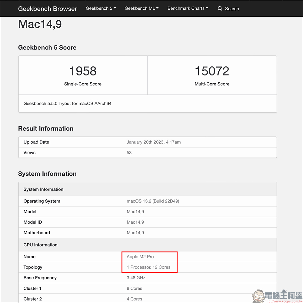 Apple M2 Max / M2 Pro 性能跑分爆光,GPU 圖形效能比起前一代提升約 30% - 電腦王阿達 Apple M2 Max / M2 Pro 性能跑分爆光,GPU 圖形效能比起前一代提升約 30% - 電腦王阿達