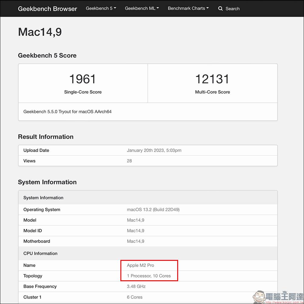 Apple M2 Max / M2 Pro 性能跑分爆光,GPU 圖形效能比起前一代提升約 30% - 電腦王阿達 Apple M2 Max / M2 Pro 性能跑分爆光,GPU 圖形效能比起前一代提升約 30% - 電腦王阿達