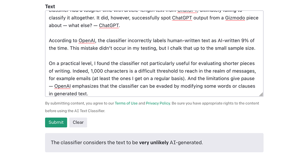 做 AI 的喊捉 AI,搞出 ChatGPT 的 OpenAI 發表能抓包人工智慧文字的偵測器(來玩玩看吧) - 電腦王阿達 做 AI 的喊捉 AI,搞出 ChatGPT 的 OpenAI 發表能抓包人工智慧文字的偵測器(來玩玩看吧) - 電腦王阿達