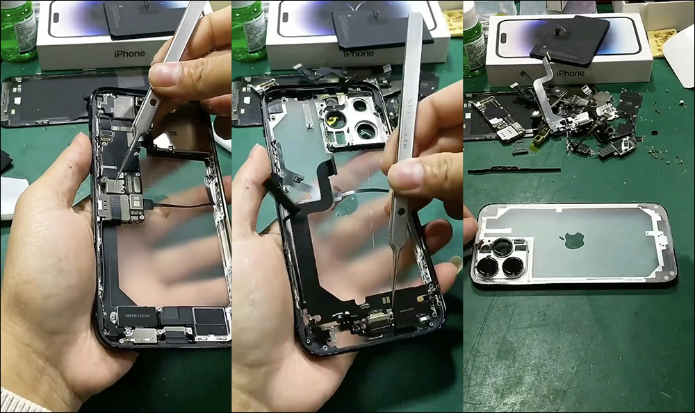 國外玩家改造透明背蓋版 iPhone 14 Pro Max - 電腦王阿達 國外玩家改造透明背蓋版 iPhone 14 Pro Max - 電腦王阿達