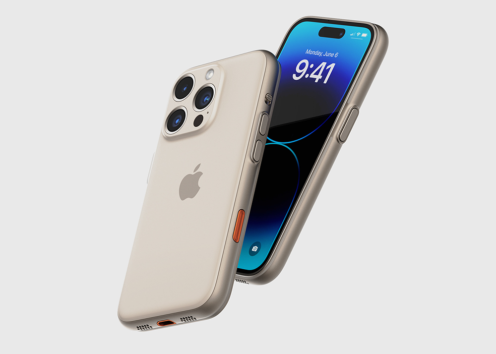 鈦金屬 Ultra 版 iPhone 就長這樣？有人直接將 iPhone 與 Apple Watch Ultra 設計結合了（看起來很割手...） - 電腦王阿達