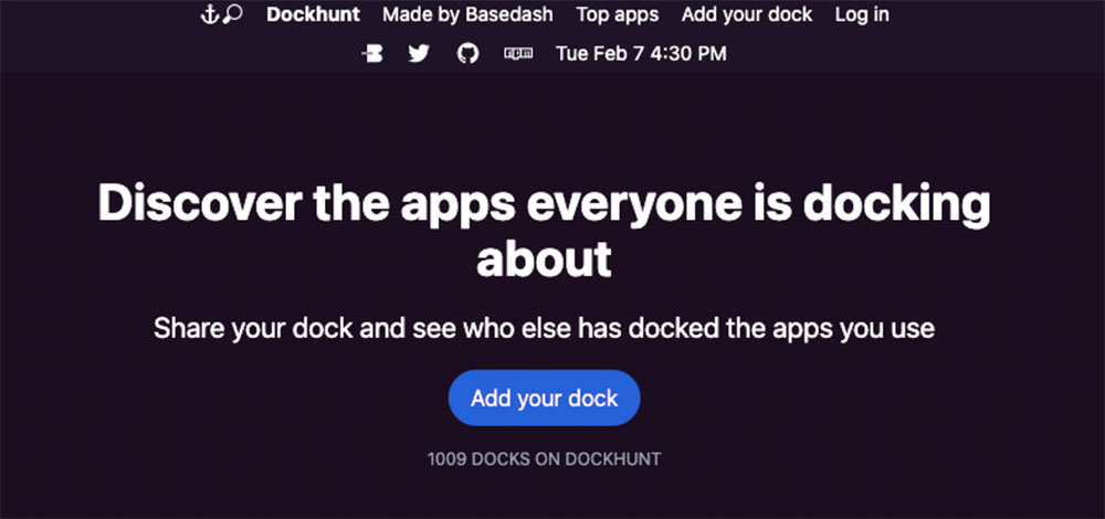 Dockhunt 網站可讓你觀摩別人的 MacOS Dock，還能發現新應用 - 電腦王阿達