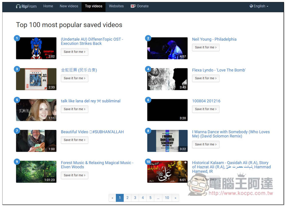 RipFrom 速度快且無廣告,下載 YouTube、Facebook、TikTok 等數百個網站影片與音樂 - 電腦王阿達 RipFrom 速度快且無廣告,下載 YouTube、Facebook、TikTok 等數百個網站影片與音樂 - 電腦王阿達