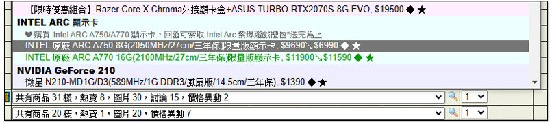 日本 Intel Arc A750 顯卡價格超甜,現在只需要 4,500 元台幣左右 - 電腦王阿達 日本 Intel Arc A750 顯卡價格超甜,現在只需要 4,500 元台幣左右 - 電腦王阿達