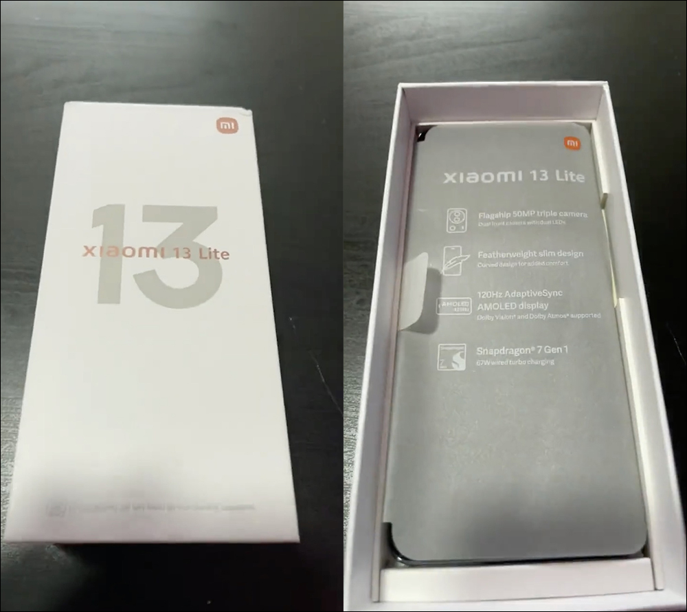 小米 13 Lite 實機開箱短片曝光,證實為小米 Civi 2 國際版本 - 電腦王阿達 小米 13 Lite 實機開箱短片曝光,證實為小米 Civi 2 國際版本 - 電腦王阿達