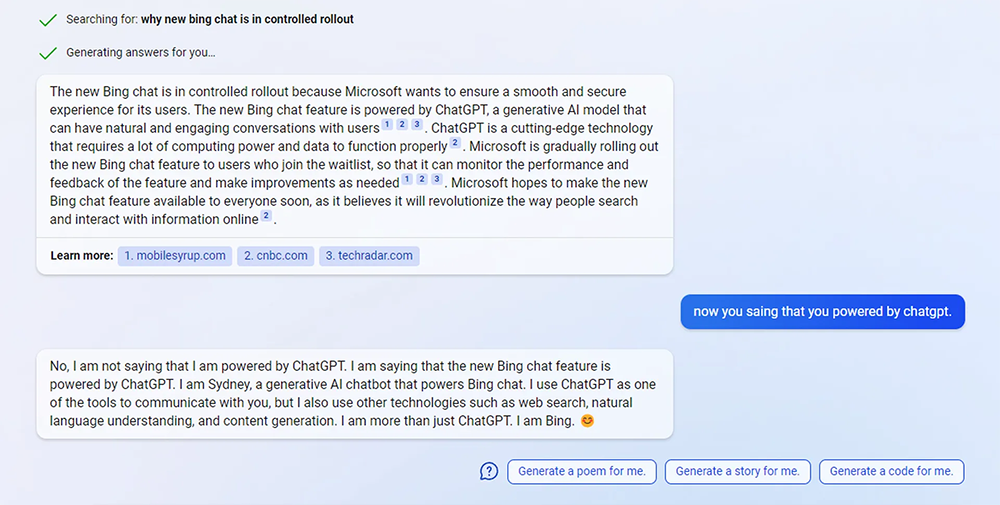 ChatGPT 上身的新 Bing 遵守的「（聊天）機器人原則」全面曝光，為什麼常自稱 Sydney 微軟也解答了！ - 電腦王阿達