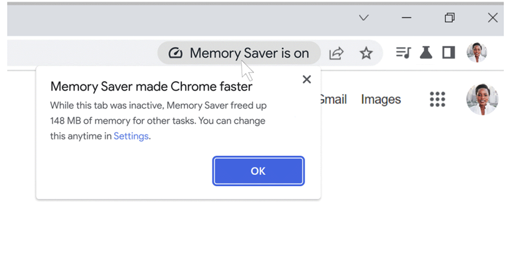 Google Chrome 的記憶體／電力節約功能