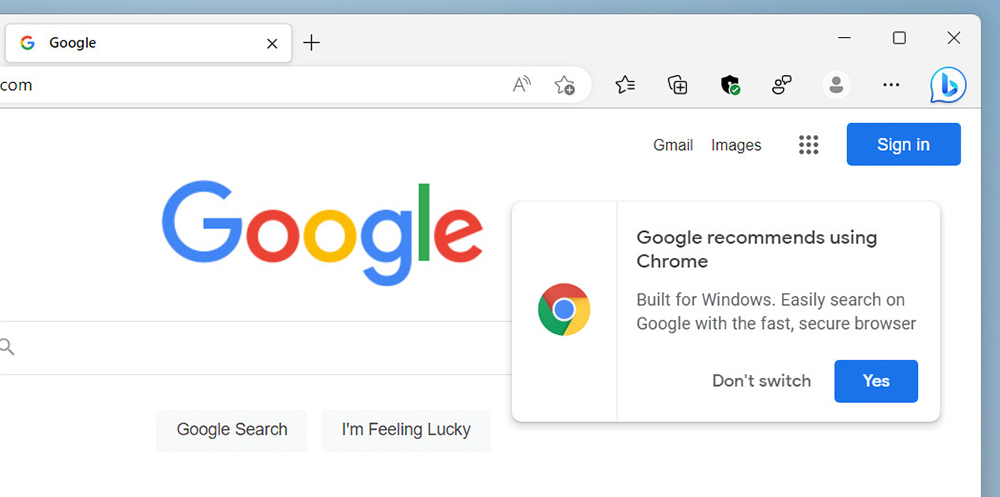不甘成為 Chrome 下載器?微軟 Edge 在 Chrome 網頁加入巨型橫幅廣告 - 電腦王阿達 不甘成為 Chrome 下載器?微軟 Edge 在 Chrome 網頁加入巨型橫幅廣告 - 電腦王阿達