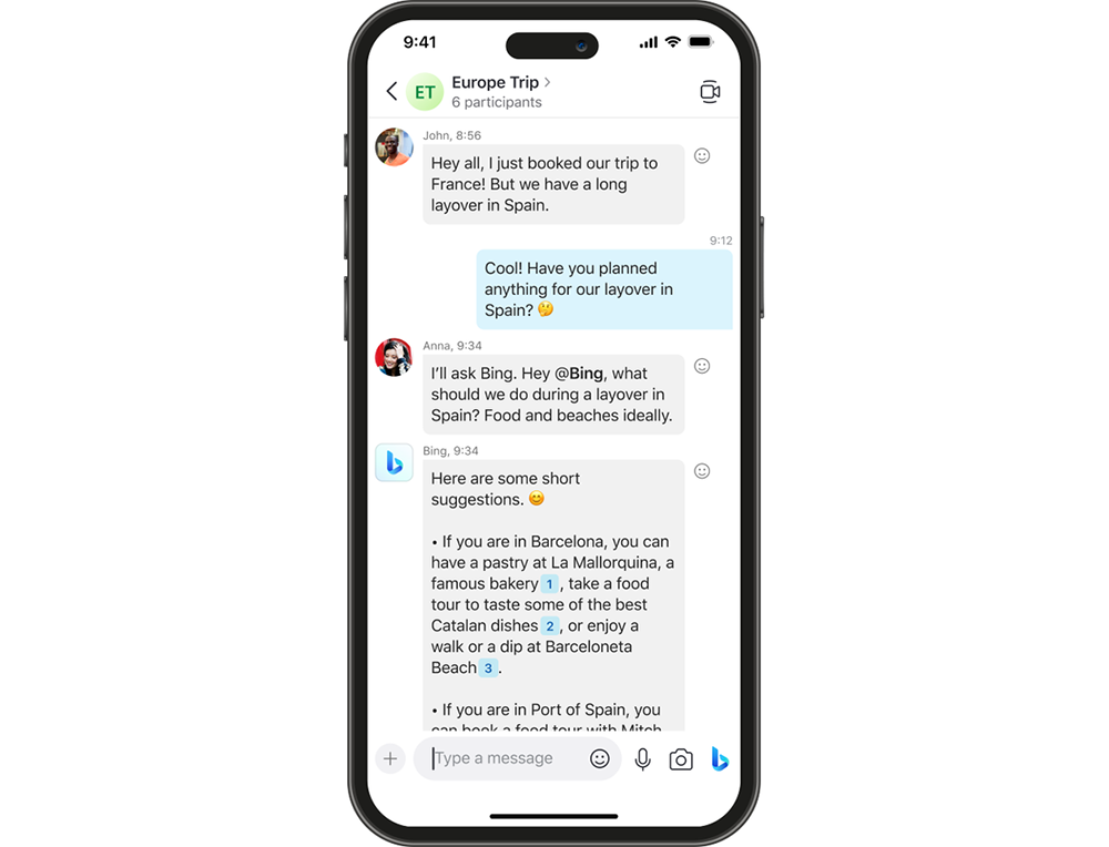 微軟新 Bing 正式登上行動版 Edge 與 Bing app,在 Skype 也能跟機器人談天了 - 電腦王阿達 微軟新 Bing 正式登上行動版 Edge 與 Bing app,在 Skype 也能跟機器人談天了 - 電腦王阿達