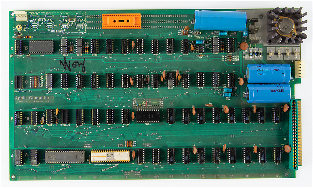 初代蘋果電腦 Apple-1 現身拍賣會,預計能拍出超過 1500 萬元天價 - 電腦王阿達 初代蘋果電腦 Apple-1 現身拍賣會,預計能拍出超過 1500 萬元天價 - 電腦王阿達