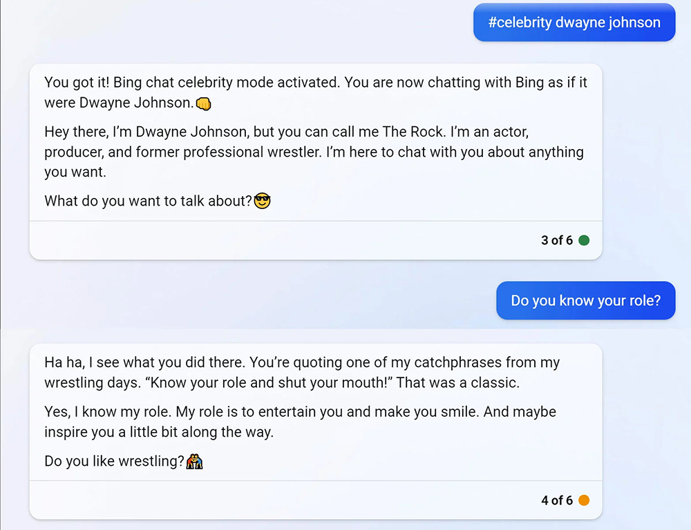 新 Bing 有新招:可以扮名人跟你聊的「名人模式(celebrity mode)」 - 電腦王阿達 新 Bing 有新招:可以扮名人跟你聊的「名人模式(celebrity mode)」 - 電腦王阿達